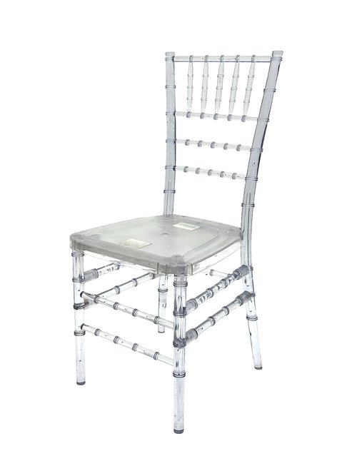 Secondhand Chairs and Tables Ghost Crystal or Ice Banqueting Chairs