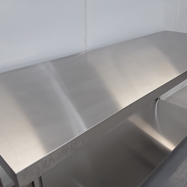 Diaminox Stainless Steel Table 180cm Wide For Sale