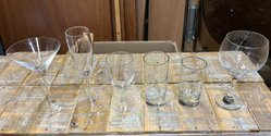 Collection of Used Glassware