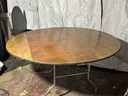 Secondhand Round Tables 5'6" Diameter For Sale