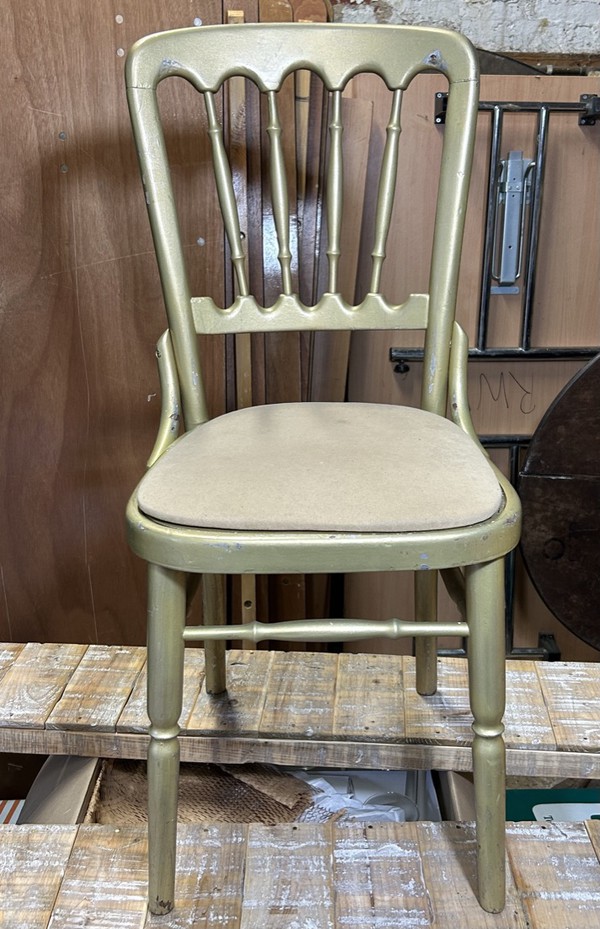 Secondhand Gold Cheltenham Chairs For Sale