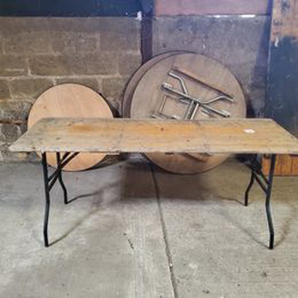 Secondhand 6ft Trestle Tables For Sale