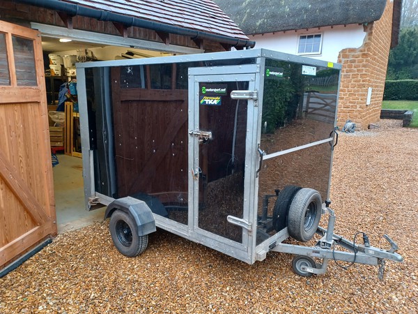 Tickner  box trailer - designed to transport karts