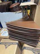 Dudson Brown Camelot range Triangular Plates