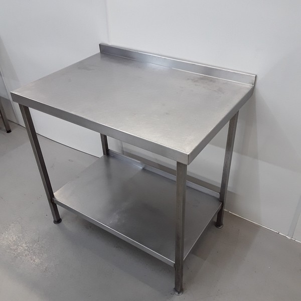 Used 95cm Wide Stainless Table For Sale