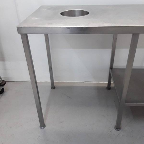 Secondhand 150cm Stainless Steel Table