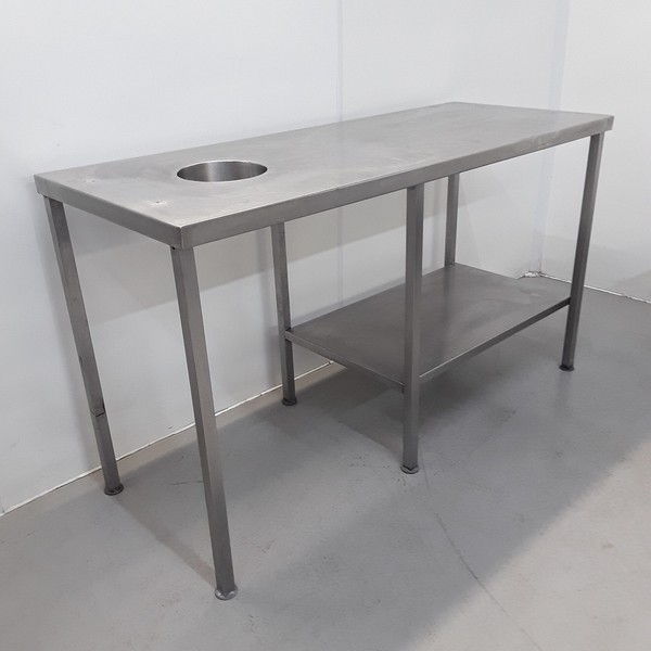 Secondhand 150cm Stainless Steel Table For Sale