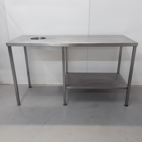 Secondhand Used 150cm Stainless Steel Table For Sale