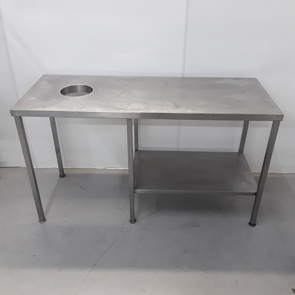 Used 150cm Stainless Steel Table For Sale
