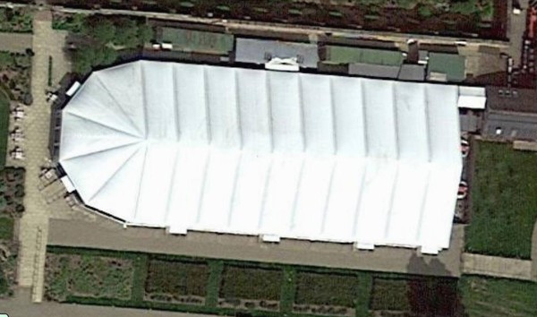 Marquee from above