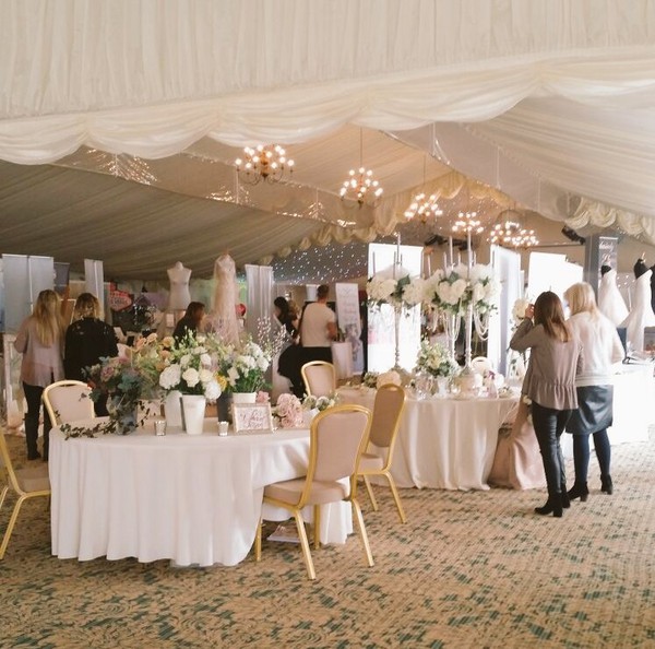 Used marquee for large wedding venue