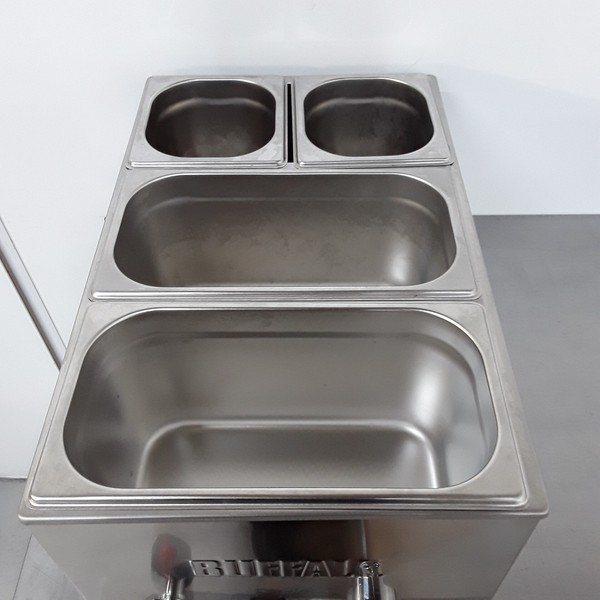Used Buffalo Bain Marie Tap and Pans FT692