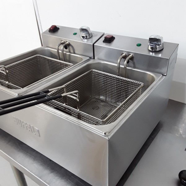 Buffalo Table Top Double Fryer FC257 For Sale