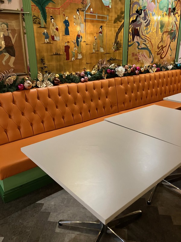 Chinese Restaurant bench seating
