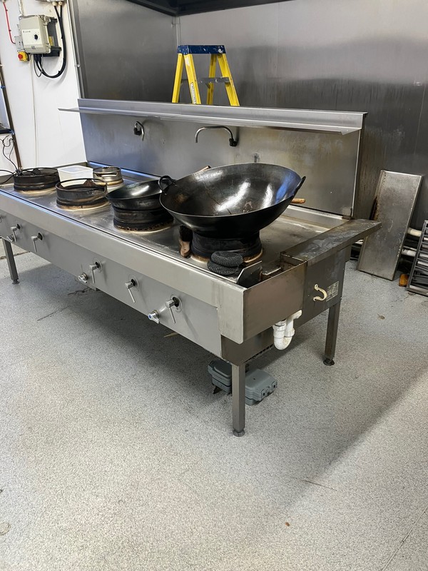 Gas Wok cooker for Chinese cooking