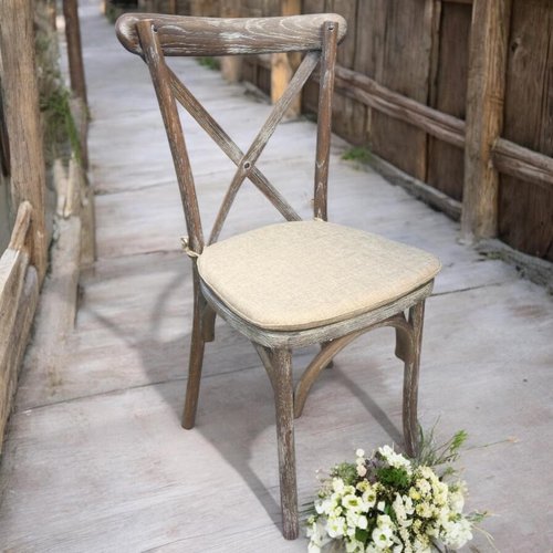 Rustic Cross Back Event Chairs