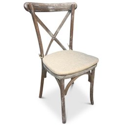 200x New Unsed Rustic Cross Back Chairs For Sale