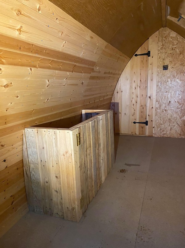 Unfinished Glamping Pod Project