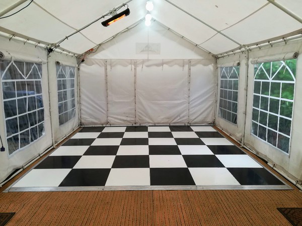 Used Black and White Dance Floor For Sale