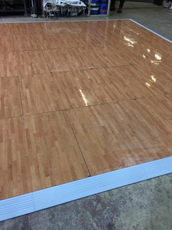 Secondhand Used Parquet Effect Dance Floor For Sale