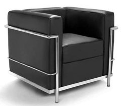 Secondhand Used Le Corbusier Black Armchairs For Sale