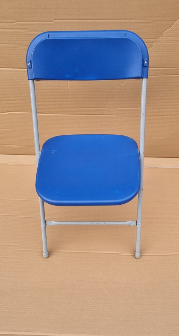 Secondhand Used Blue Samsonite Folding Chair For Sale