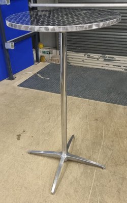 Secondhand Used Metal Poseur Tables For Sale