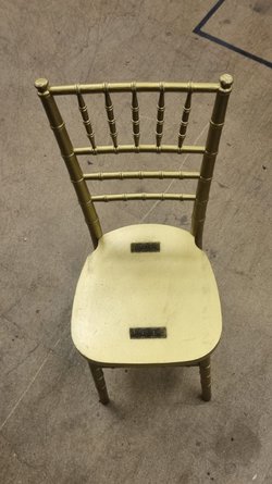 Secondhand Used Gold Chiavari Chairs For Sale