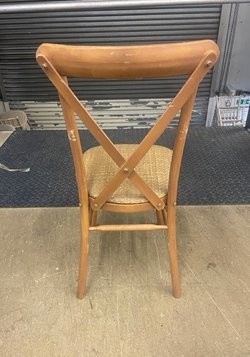 Secondhand Used Mixed Colour Cross-back Chairs For Sale