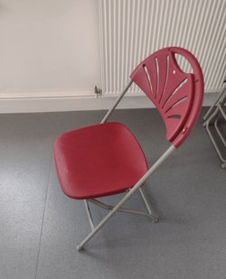 Folding Chairs And Trolley For Sale