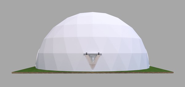 Secondhand Used Semi-Permanent Geodesic Dome For Sale