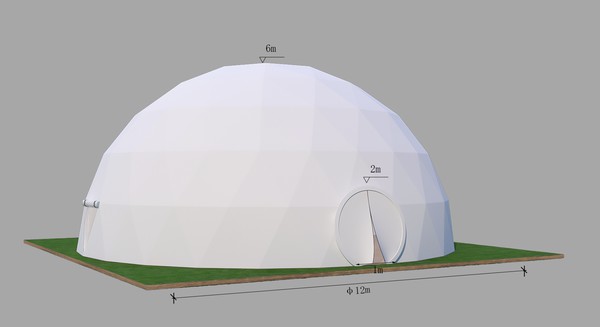 Used Semi-Permanent Geodesic Dome For Sale