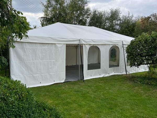 Marshals 20ft marquee for sale