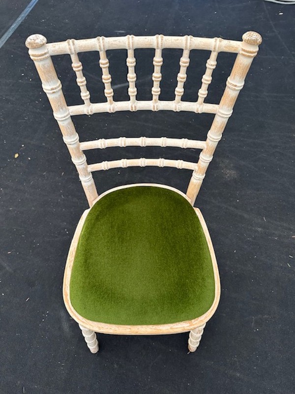 Green Banqueting Chair Seat Pads