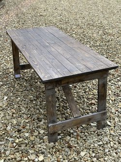 Selling Rustic Farmhouse Trestle Event Tables