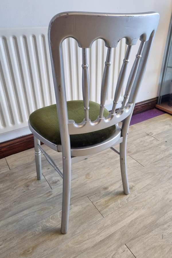 Secondhand Silver Cheltenham Banqueting Chairs For Sale