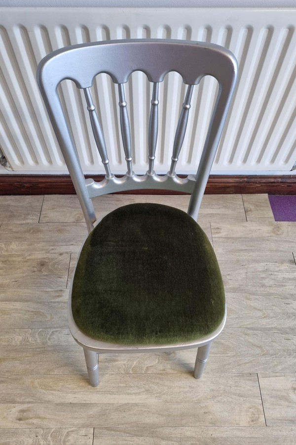 Secondhand Used Silver Cheltenham Banqueting Chairs