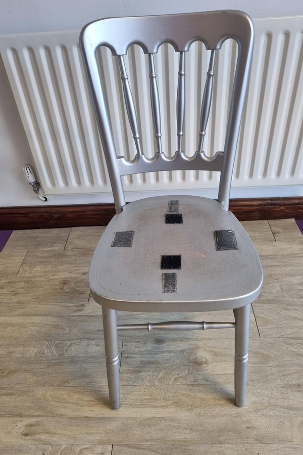 Silver Cheltenham Banqueting Chairs For Sale