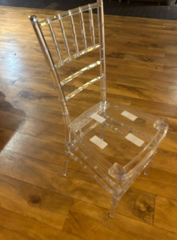 100x Resin Chiavari Stacking Chair For Sale