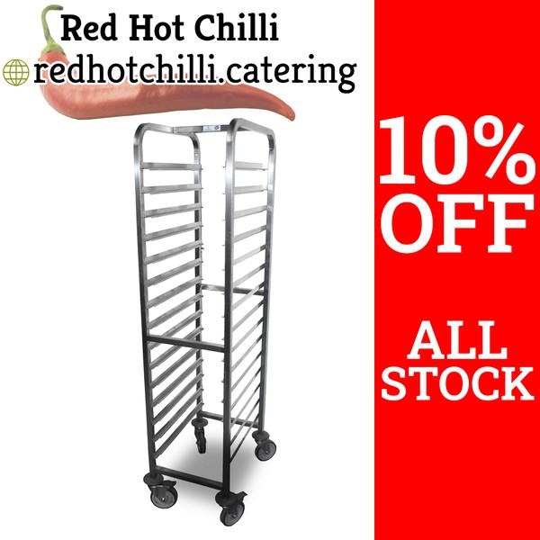 Secondhand Stainless Steel Racking Trolley For Sale