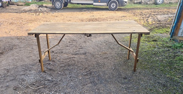 Used 24x Rustic Trestles 6ft x 3ft For Sale
