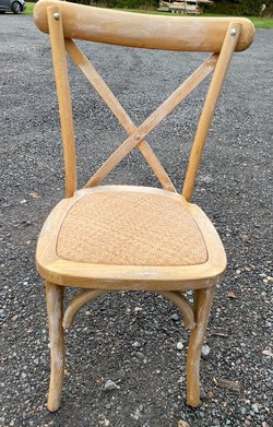 Secondhand 40x Cross Back Chairs For Sale