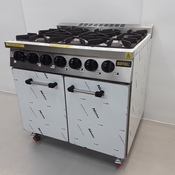 Buffalo 6 Burner Range Cooker Oven CT253 For Sale