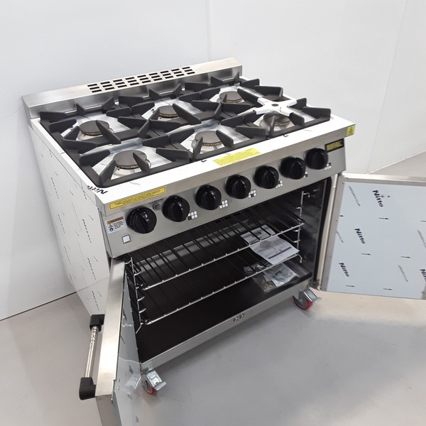 New B Grade Buffalo 6 Hob Cooker And Oven For Sale