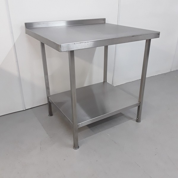 Secondhand 90cm Wide Stainless Steel Table For Sale