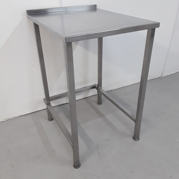 55cm Wide Stainless Steel Table With Void For Sale