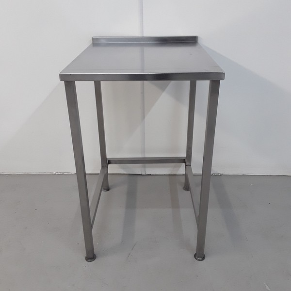 Secondhand Used 55cm Wide Stainless Steel Table With Void For Sale