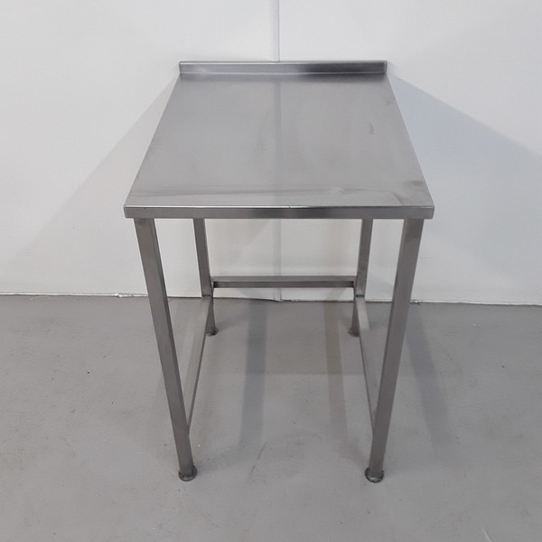 Used 55cm Wide Stainless Steel Table With Void For Sale
