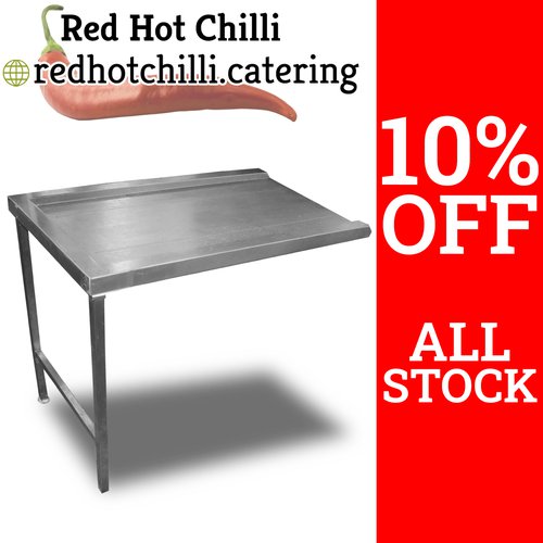 1.1m Stainless Steel Dishwasher Table For Sale 1.1m Stainless Steel Dishwasher Table For Sale