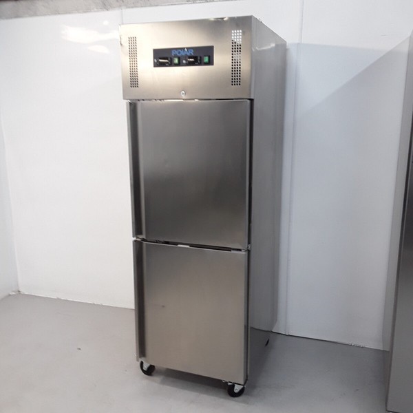 Polar UA025 Upright Stainless Steel Fridge Freezer